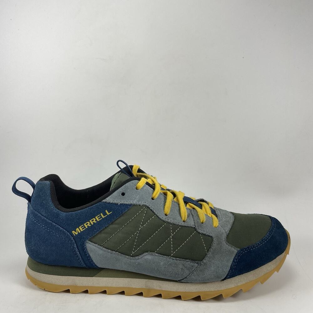 Merrell Alpine Sneaker Mens Size 9.5 Multicolor Suede Retro Hiking J002491